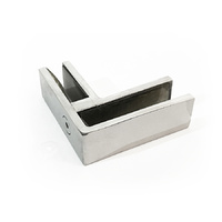 12mm Glass Clamp | 90° (old style - discontinued) Stainless Steel Balustrading