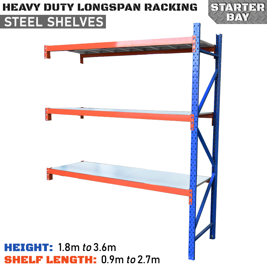 Longspan - Wire Deck Shelves - Add-on Bay